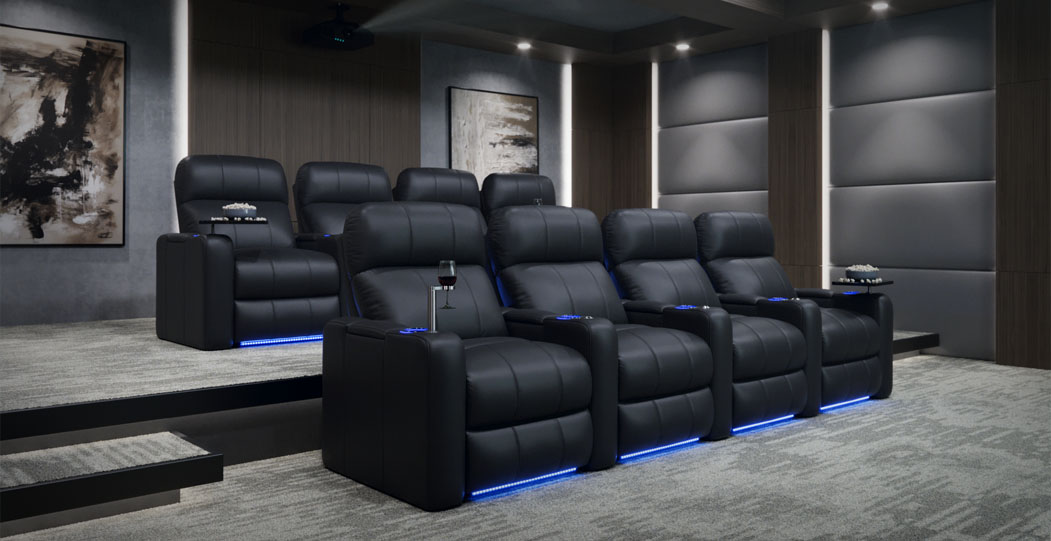 Seatcraft Monterey Home Theater Package